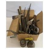 Box Lot w/ Various Hand Tools and More