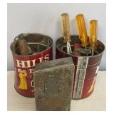 Vtg Cogsdrill Twist Drill Co. Drill Index and Two