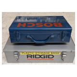 Ridgid and Bosch Metal Tool Cases