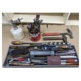 Lot w/ Various Tools, Including Many Hammers,