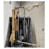 Tote w/ Various Tripods and Stands