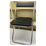 Foldable Metal Upholstered Chair