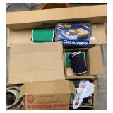 Pallet w/ light bulbs, scrap metal and some