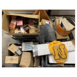 Pallet w/ various plumbing and electrical items.