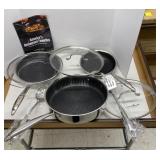 Copper chef titan Tri ply 
10 piece skillet set