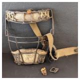 Vintage Wilson 7819 metal wire & Leather baseball