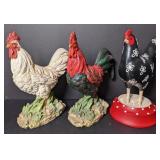 Rooster Statue 10". Bidding on one times the