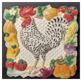 Fitz and Floyd Decorative Rooster Wall Hanging