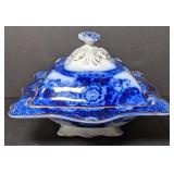 Verona Royal Flow Blue By Vegetable Dish 11"x9"