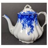 Burgess & Leigh Flow Blue Teapot 7.5"