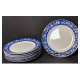 W.H. Grindley Flow Blue Beauty Roses Dessert