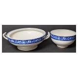 W.H. Grindley Flow Blue Beauty Roses Bowl &