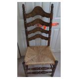 Wooden dark painted chair