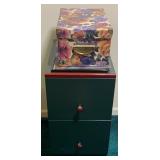 Lot w/various items including, metal filing