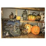 Lot of assorted autumn/Halloween decorations