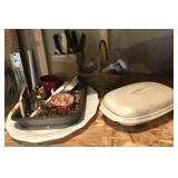 Lot of assorted items including kitchenware,