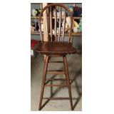 Wooden swivel barstool *bidding times quantity