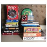 Lot of assorted games, puzzles, cards, and more