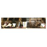 Lot of assorted Christmas decorations including