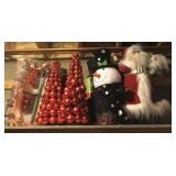 Lot of assorted Christmas decorations including