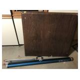 Samsonite card table 30.5" and Radiant Leader