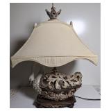 Decorative Swan Table Lamp 27" Damage as pictured