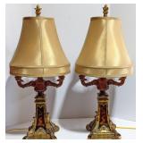 Vtg Intricate Table Lamp, 30" H. Bidding 1xqty