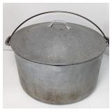 Vtg Aluminum Super Cookware Stock Pot & Lid