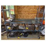 Adjustable Metal Shelving Unit, Storage,