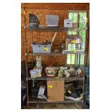 Adjustable Metal Shelving Unit, Storage,