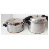 Pressure Cooker, Mirro Aluminum & Revere Ware.