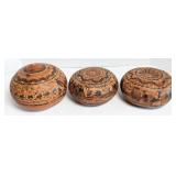 Peruvian Storyteller Gourd Art by Leoncio Veli,