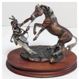 Vtg CA Pardell Legends Indigenous Man Shushing