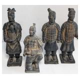 Terracotta Warrior Sculpture Replicas, 10½" H Max