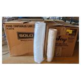 Box of Hot/Cold Insulated 12oz Cups & Food