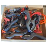 Flat of Various clamps