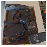 18v craftsman battery drill w/ 2 chargers and 3