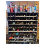 Shelf and contents (approximately 42"x35")