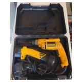 DeWalt electric drill and battery light