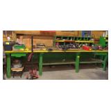 Bench w/ vice (contents are not included) (12