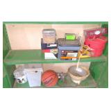 Contents of Lower Cabinet w/Fasteners, Basketball