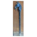 Antique Cast Iron Horse Tie-Off