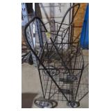 Pair of metal basket carts *times the quantity