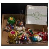 Lot of Christmas ornaments