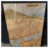 Framed Florenza Poster