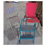 Folding Stool/Chair.  Bidding on one times the