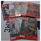 Vtg Life magazines, 1953-54