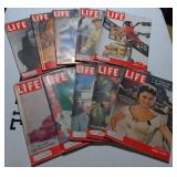 Vtg Life magazines, 1955