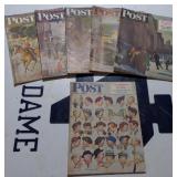 Vtg Post magazines, 1948