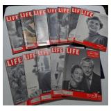 Vtg Life magazines, 1950